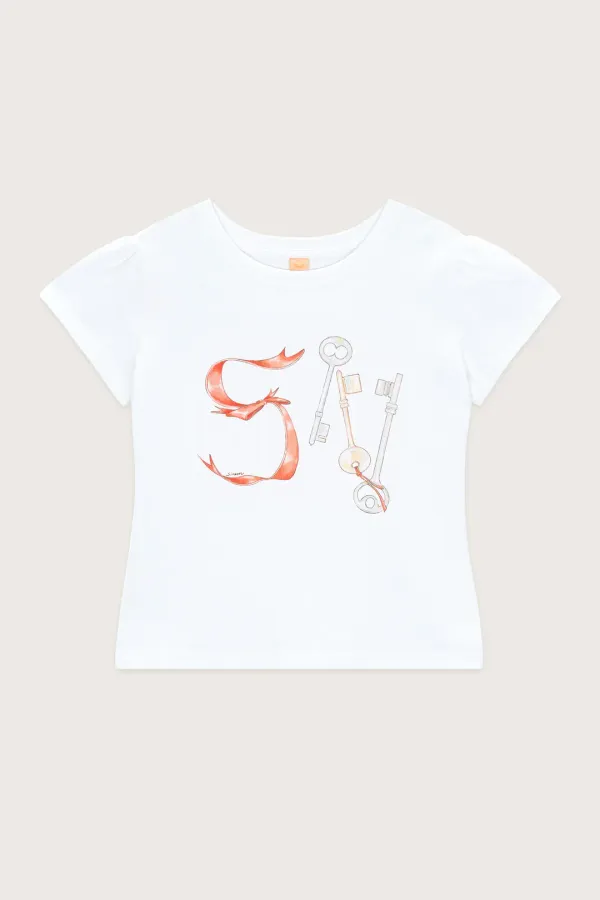 SN Ribbon Puff T-Shirt (White)