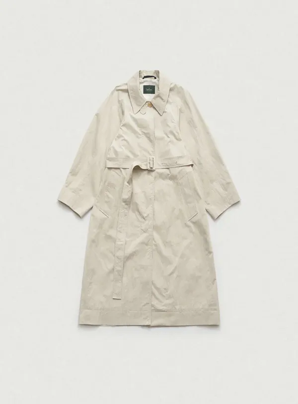 [Last Offer] Pale Cotton Loose Trench Coat_Beige