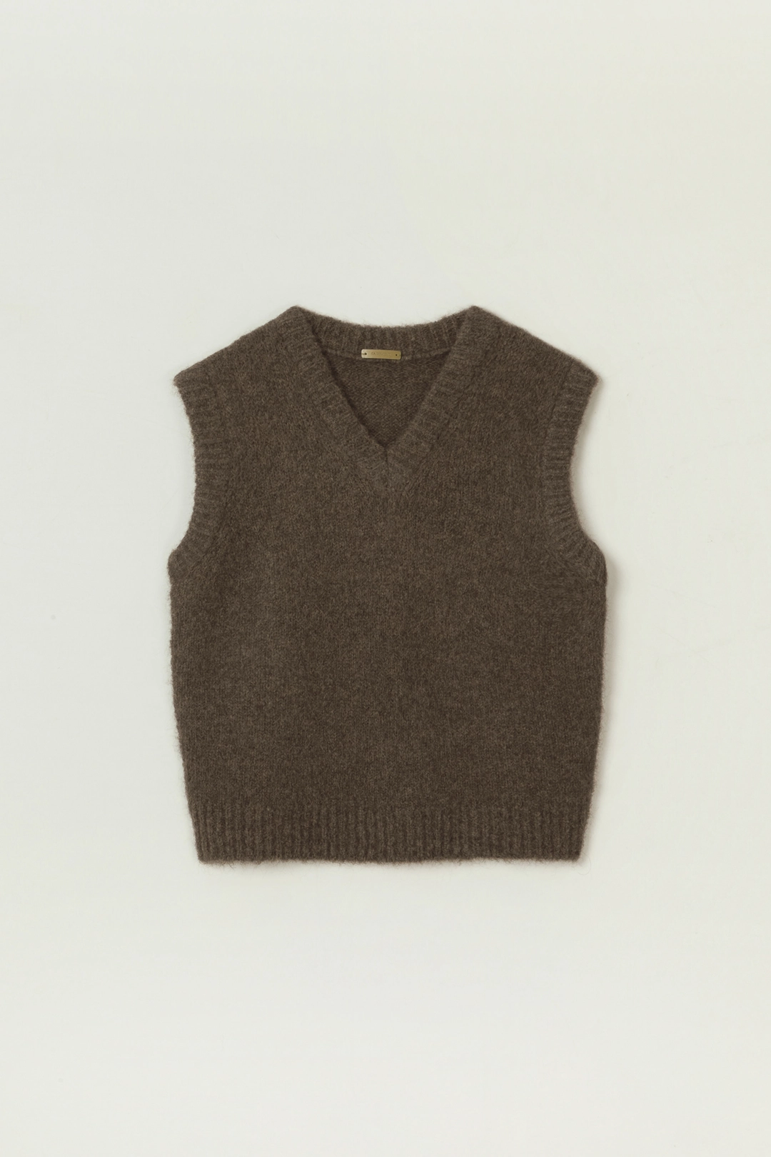 세이지먼트 HAILE ALPACA V-NECK KNIT VEST_BROWN 상품 이미지 3