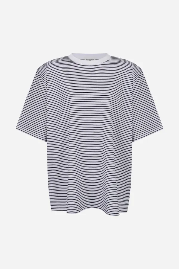 25SS summer stripe padded t-shirt