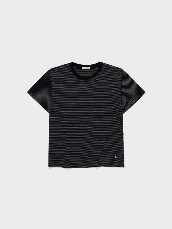 Lc Striped Basic Tee_Black