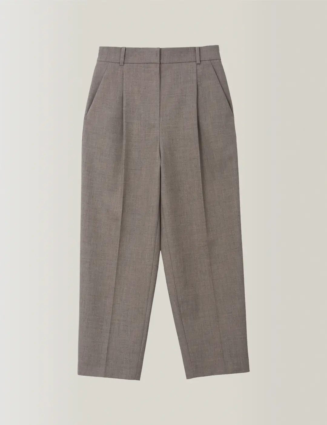 노미나떼 FW Classic Tapered Pants (Warm Grey) 상품 이미지 1