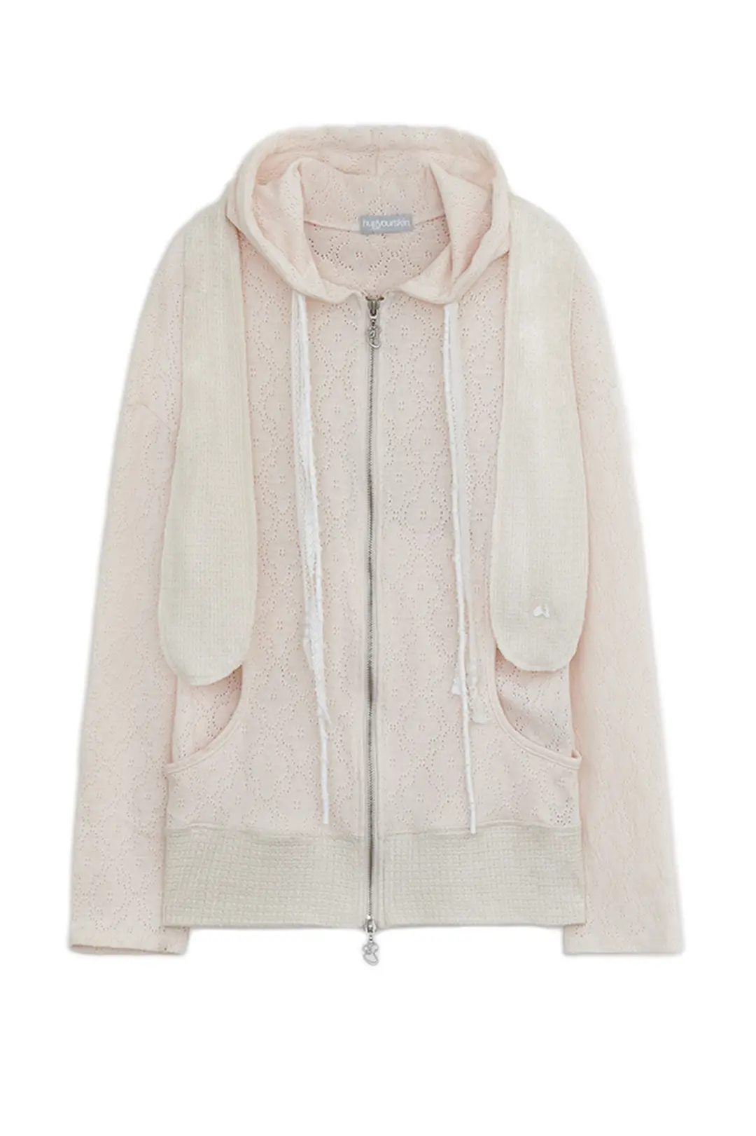 허그유어스킨 Togging hoodie zip-up (Beige) 상품 이미지 1