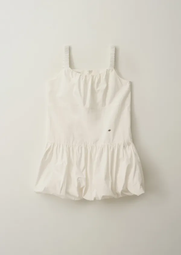 BALLOON MINI DRESS (sand ivory)