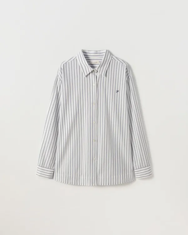 Aven Cotton Stripe Shirt