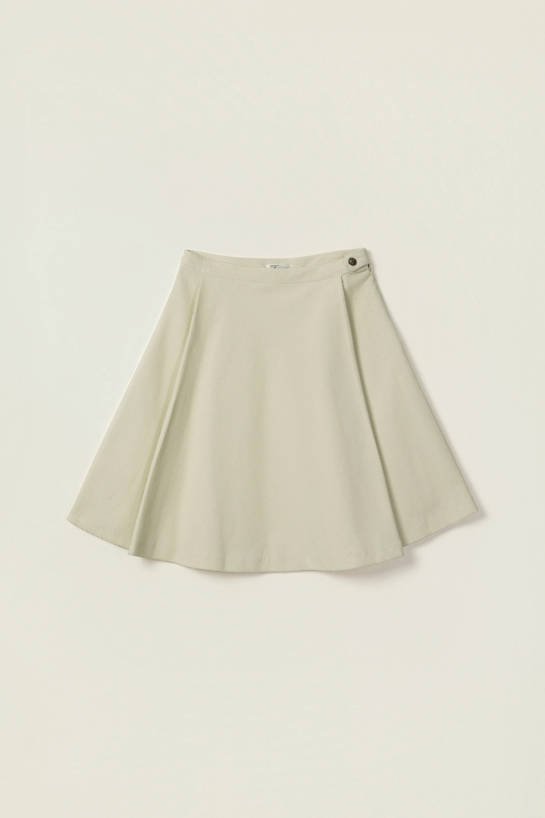 세이지먼트 REMI CORDUROY FLARE HALF SKIRT_CREAM 상품 이미지 3