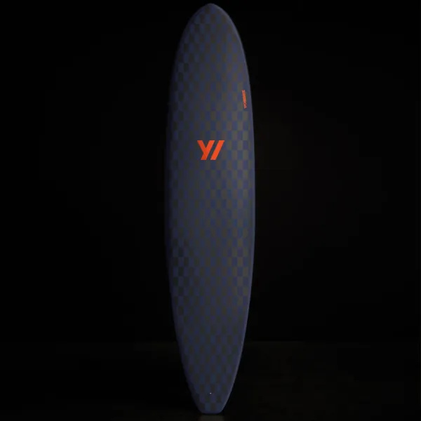 Y/OSEMITE  Checkered Longboard 7Ft 10In - Black/True Navy