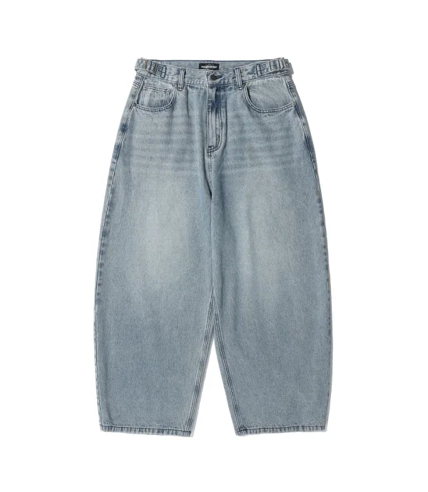 3star curved jeans[blue]