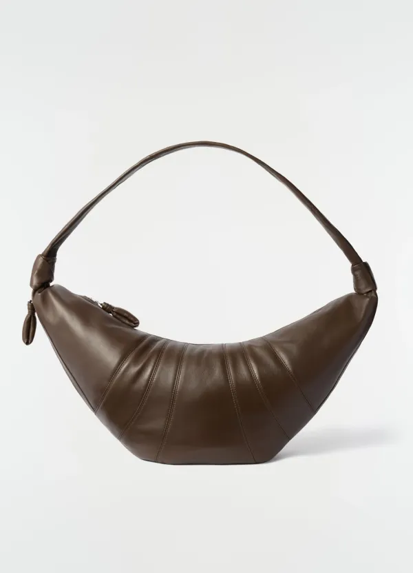 LARGE CROISSANT BAG IN LEATHER