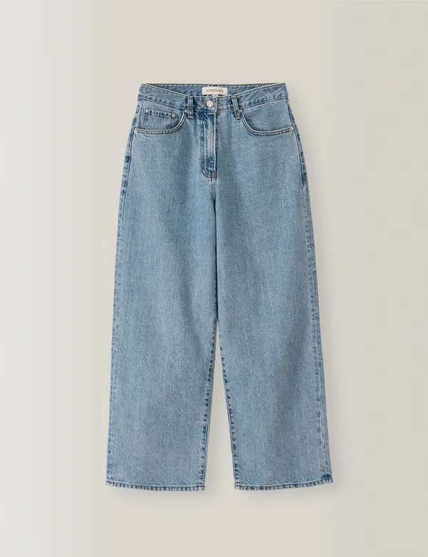 2nd / Barrel Leg Denim (Light Blue)