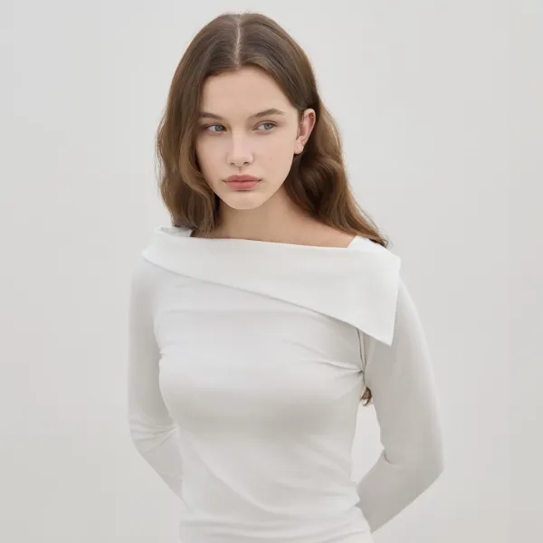 Off Shoulder LS Ts_2Color  