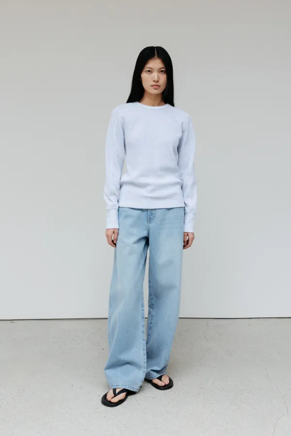 Waffle Round T-Shirt_Melange