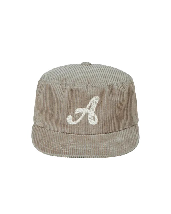 A SYMBOL PILLBOX CAP [TAUPE]