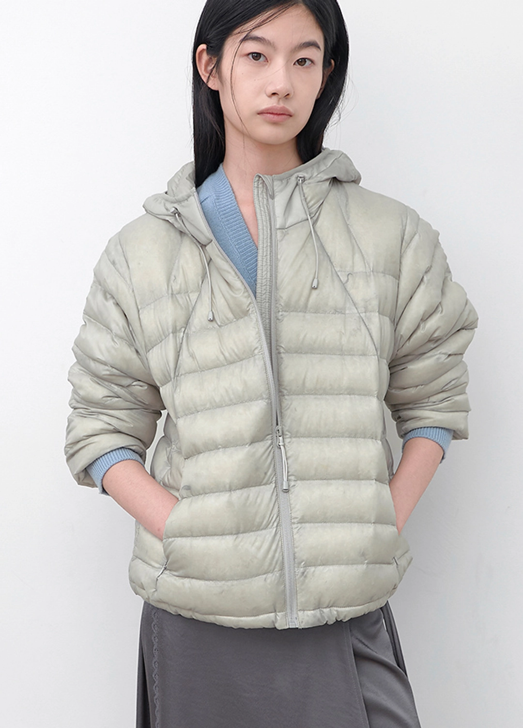 아뜰리에 나인 (JP-623)LIGHTWEIGHT HOODY DUCK DOWN 상품 이미지 2