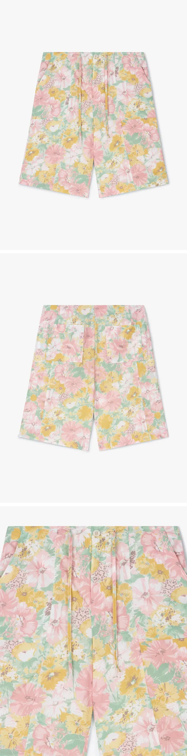 Flora Bermuda Pants_Peach