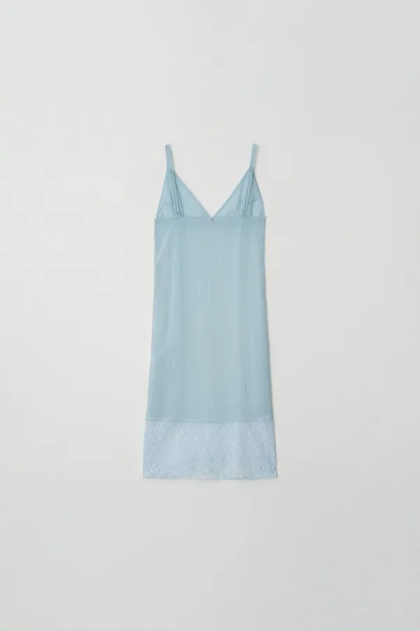 Lace Layered Dress (light blue)