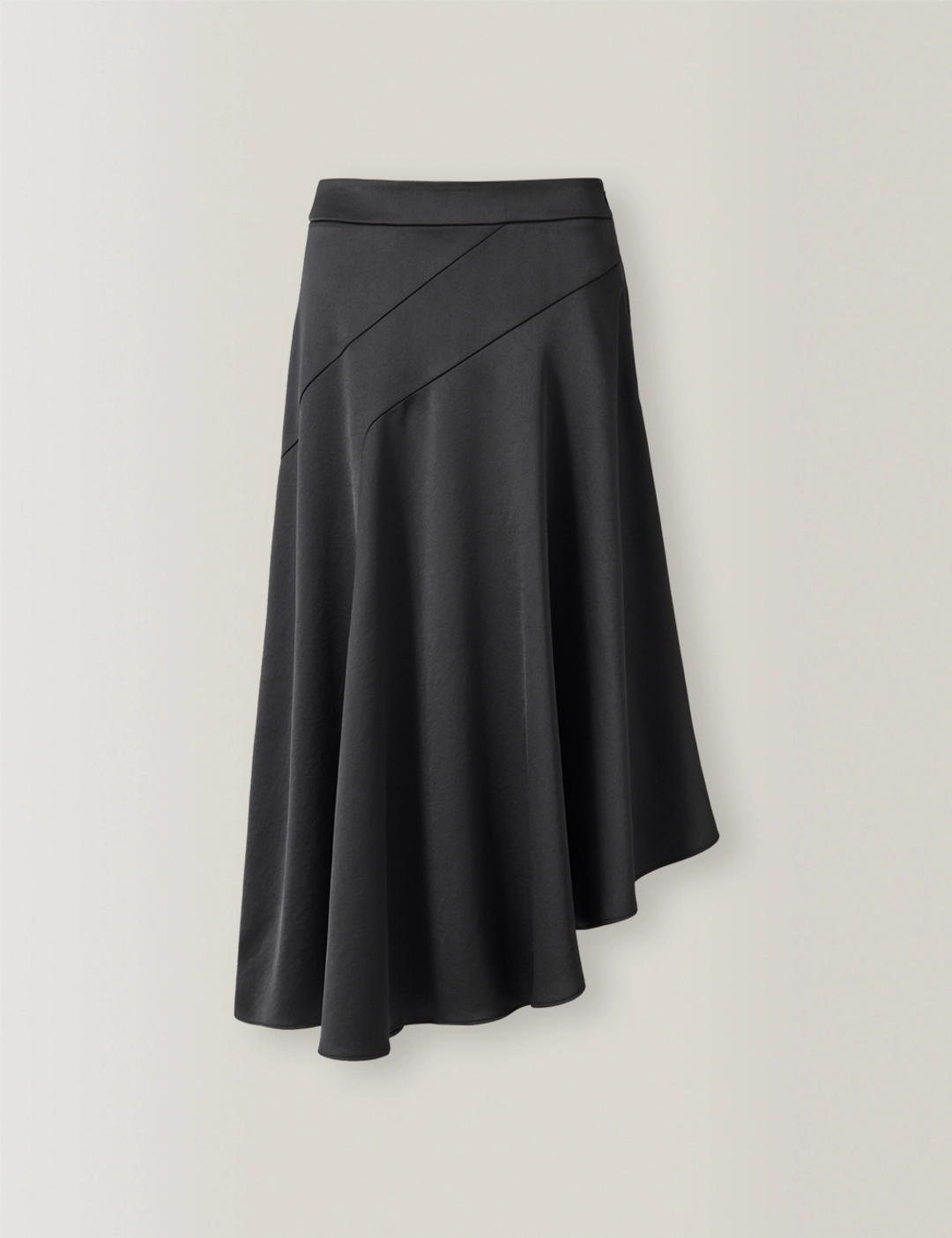 노미나떼 Satin Flow Skirt (Black) 상품 이미지 3