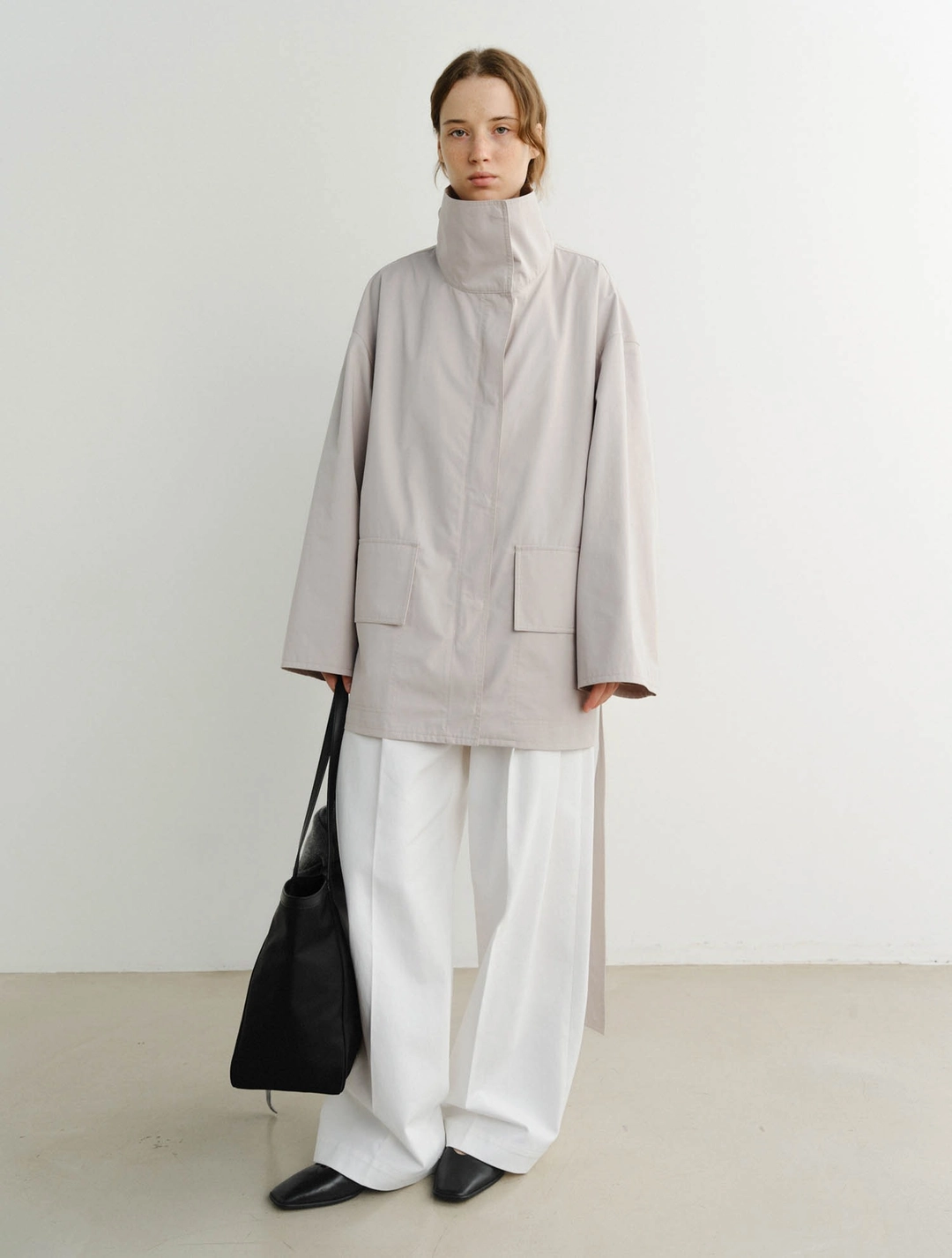 이아 Paige Utility Jacket (Light Grey) 상품 이미지 1