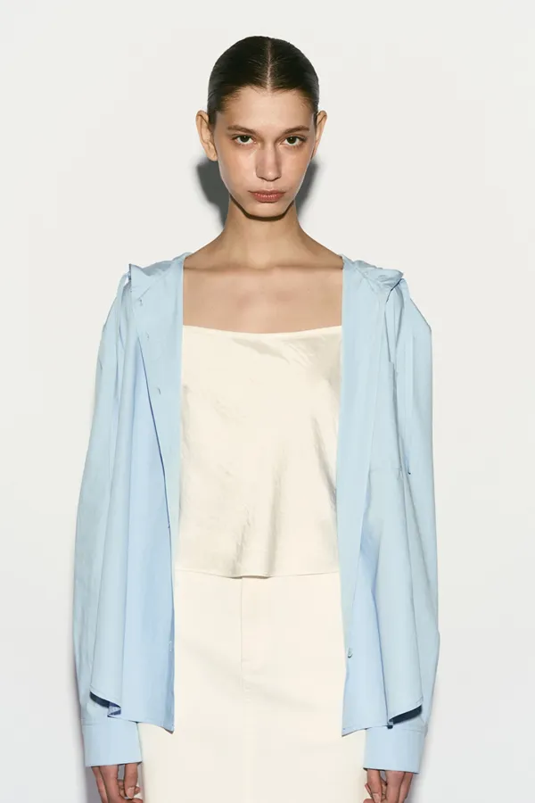 HOODED SHIRTS JACKET CLOUD