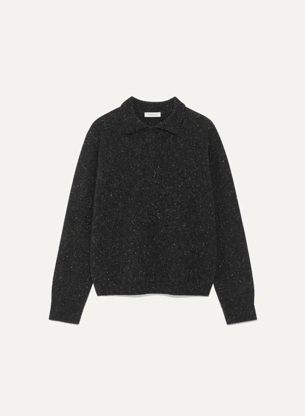 Olivier Pullover Black-Melange