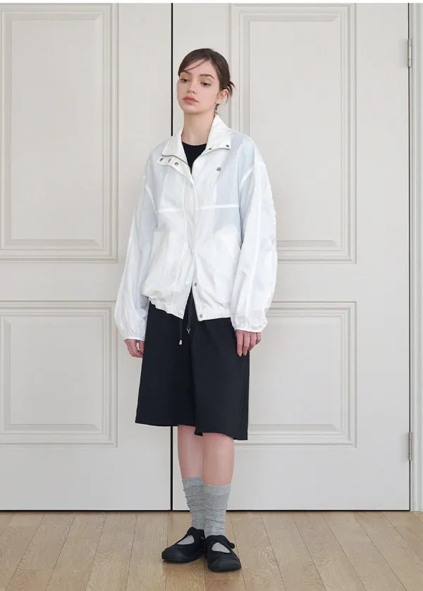  [44-120]  Hollow Overfit Windbreaker  할로우 오버핏 윈드브레이커 (봄-가을-캐주얼-일상룩-운동-데일리룩-간절기-투웨이-자체제작-빅사이즈) 