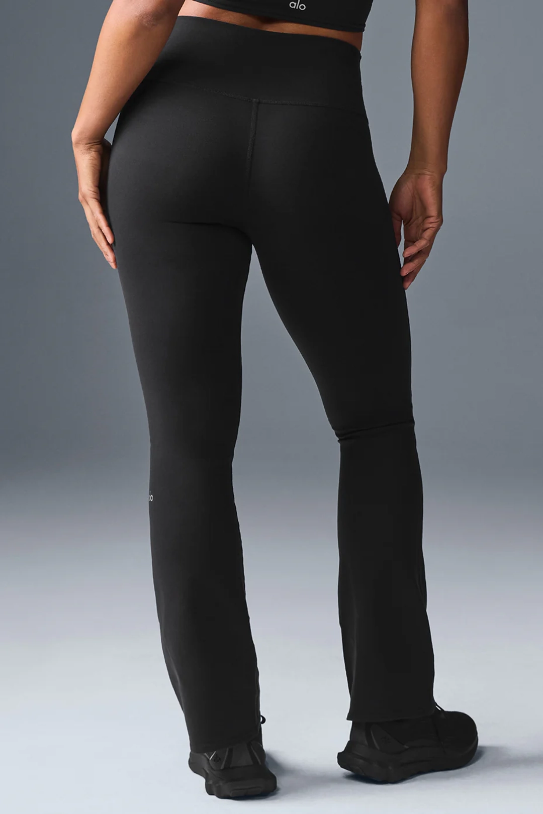 알로요가 Airbrush High-Waist Bootcut Legging - Black 상품 이미지 2