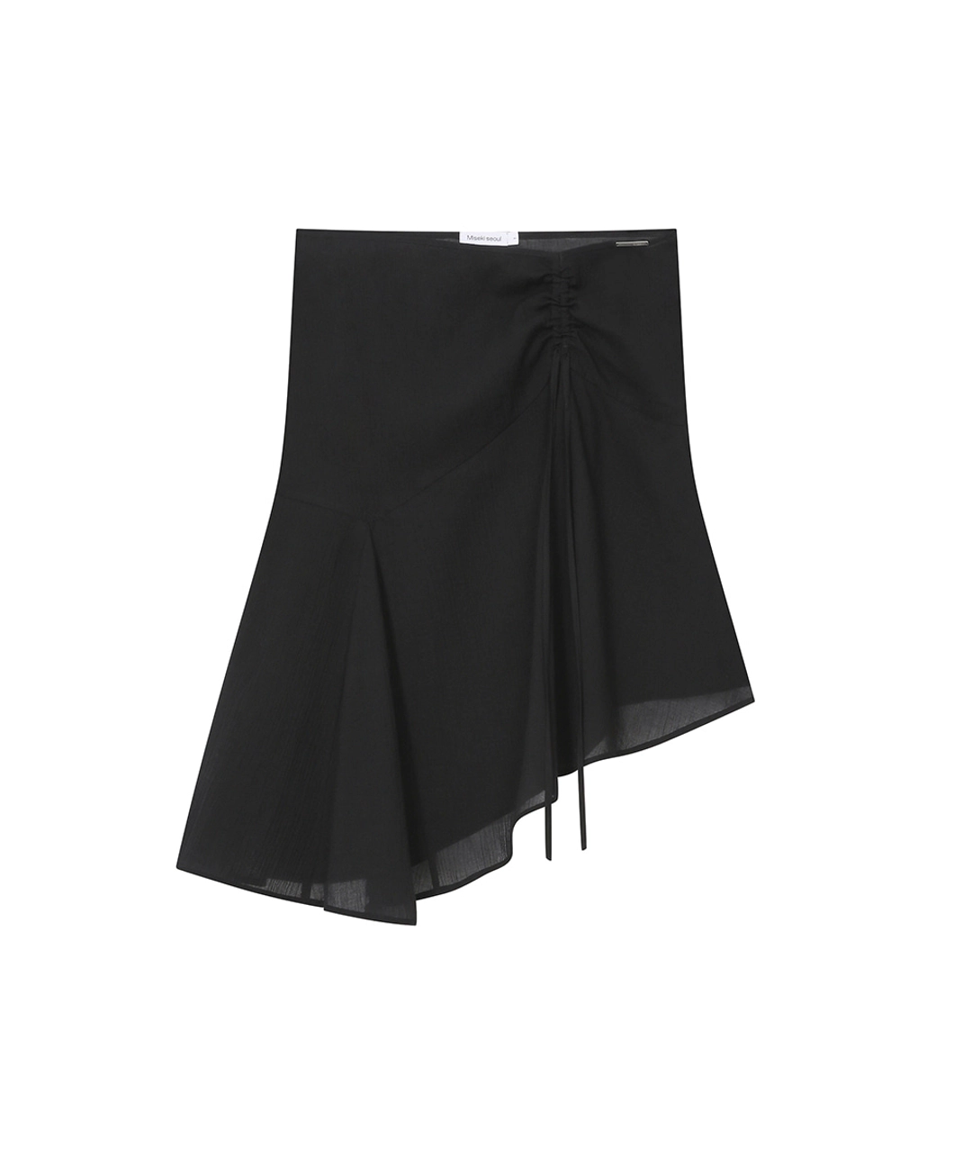 미세키서울 String sheer layered skirt BLACK 상품 이미지 1