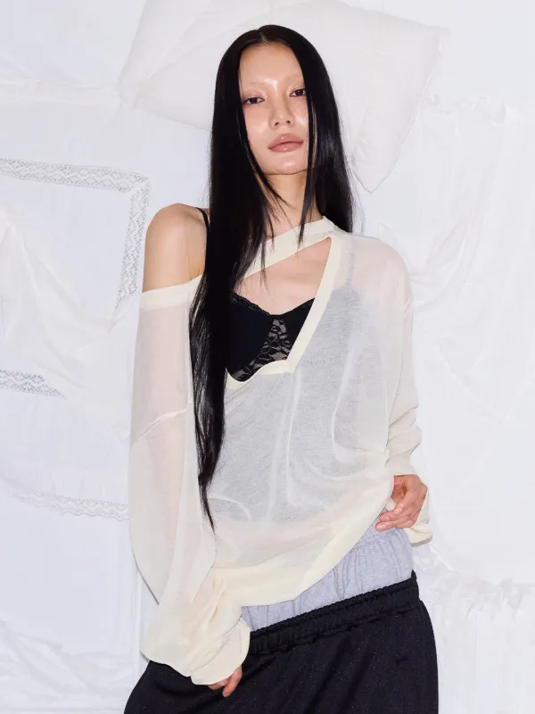 CHOKER SUMMER KNIT - IVORY