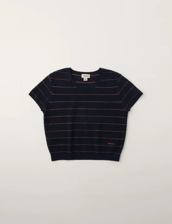 Rome Stripe Knit (Navy)
