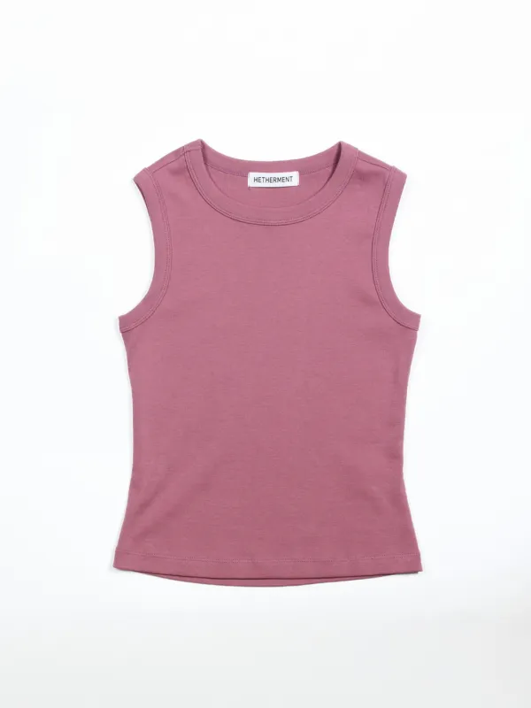 jen cotton sleeveless (mauve pink)