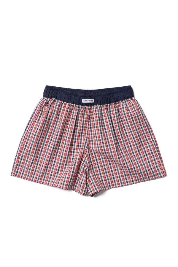 Check Trunk Shorts Navy