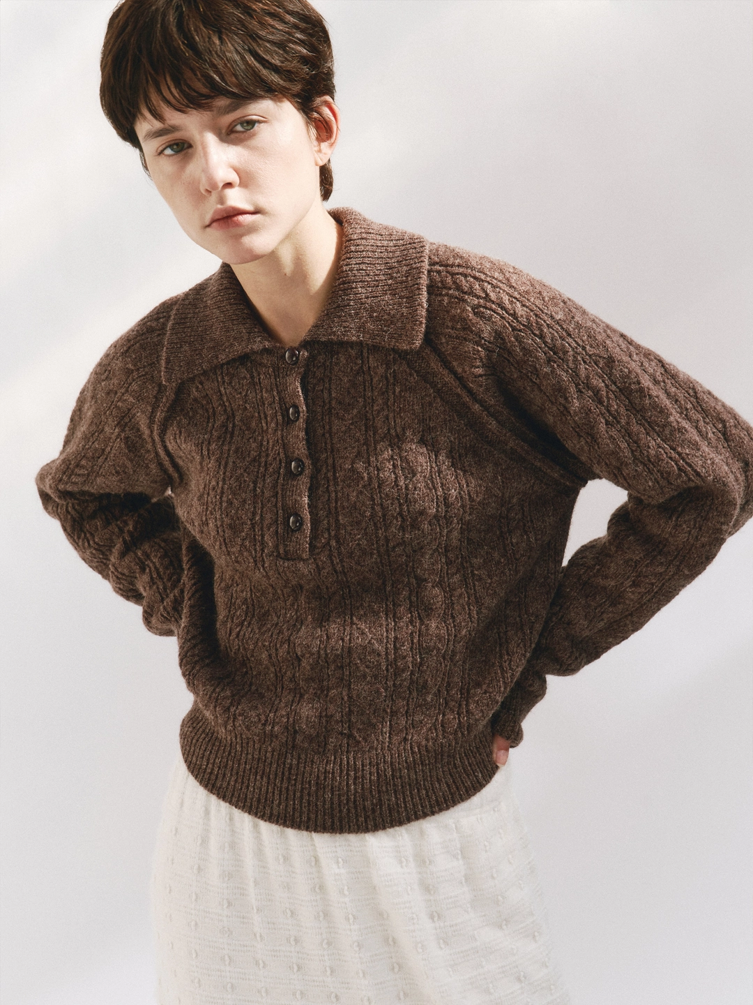 리볼드 Scotch Wool Collar NT_(Brown) 상품 이미지 1