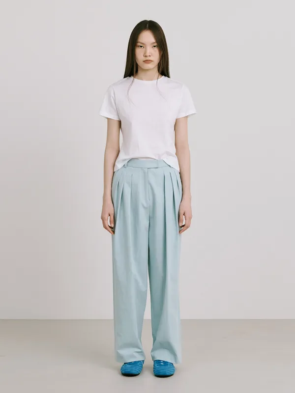 25 Cotton Wide Pants_Mint
