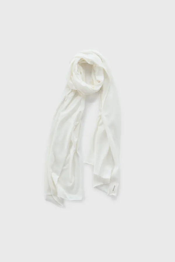 Flow Tencel Scarf (White)