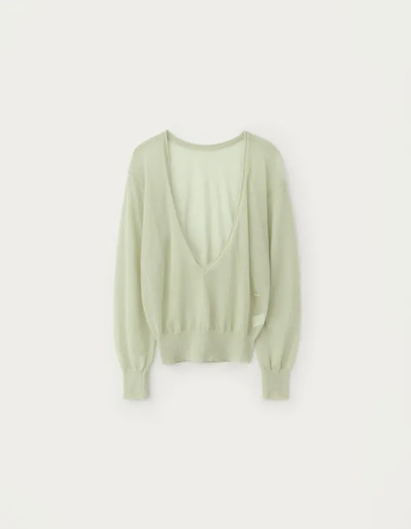 [Release] 7.14 출고 Light Deep V-Neck Knit - Mint