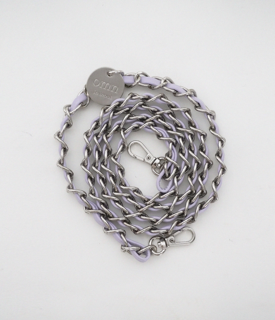 옴니포턴트 leather keyring chain_lilac 상품 이미지 1