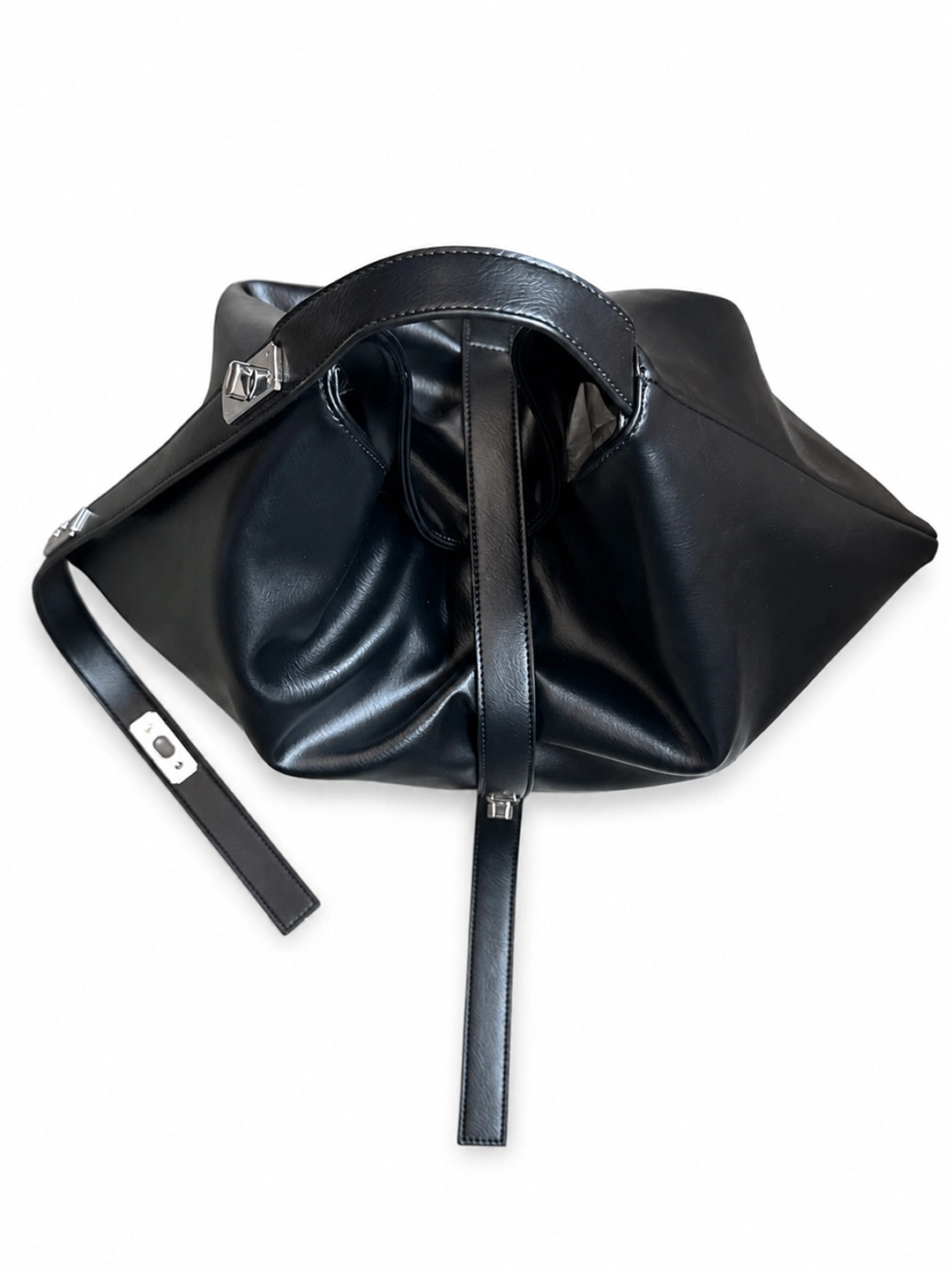 데누 [직장인꾸니 PICK] Margo Slouch Bag [Black] 상품 이미지 3