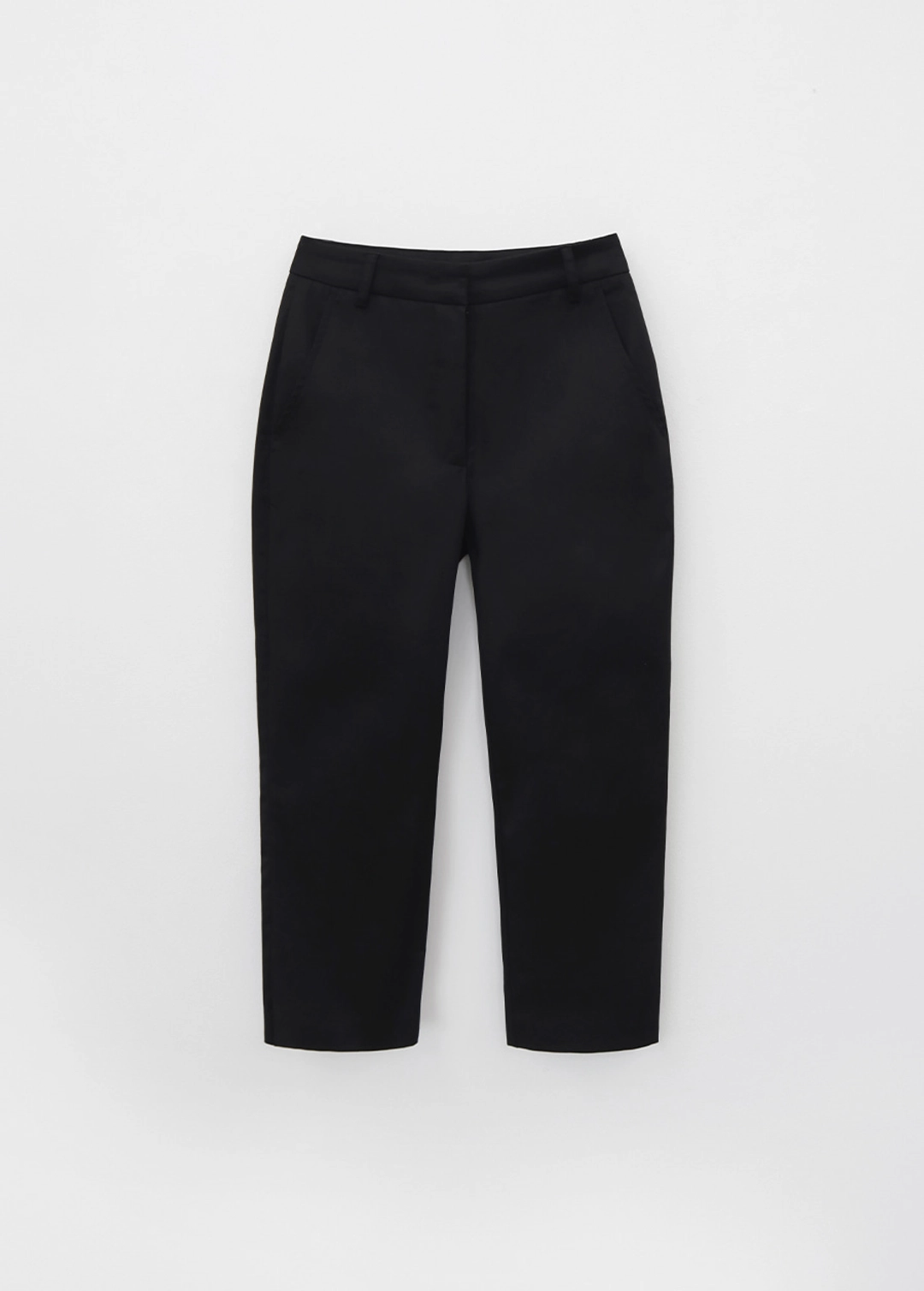 칙스라벨 26FW 햅번 롱 카프리팬츠 - Black 상품 이미지 2
