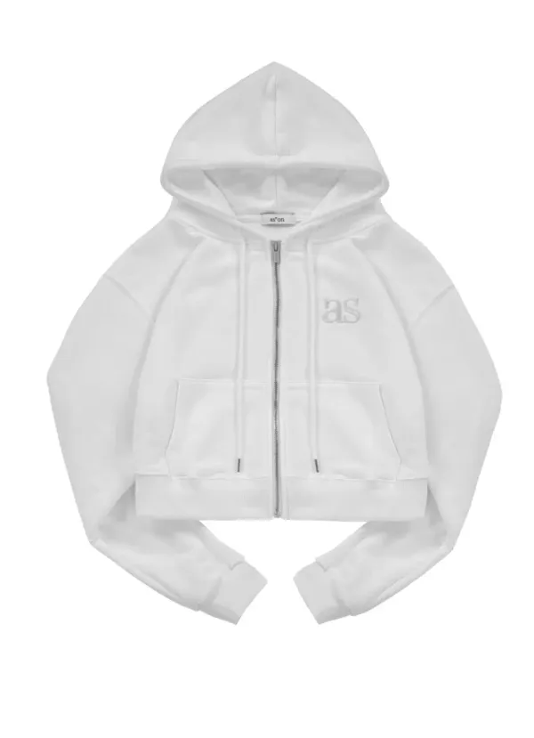 BASIC TRAINING HOOD ZIP-UP / WHITE