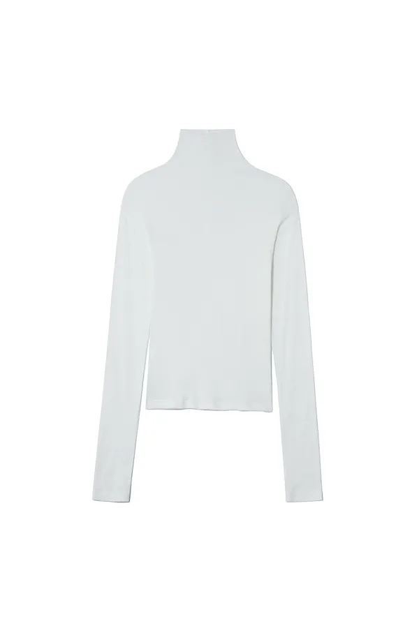 CASHMERE TURTLENECK TOP [WHITE]