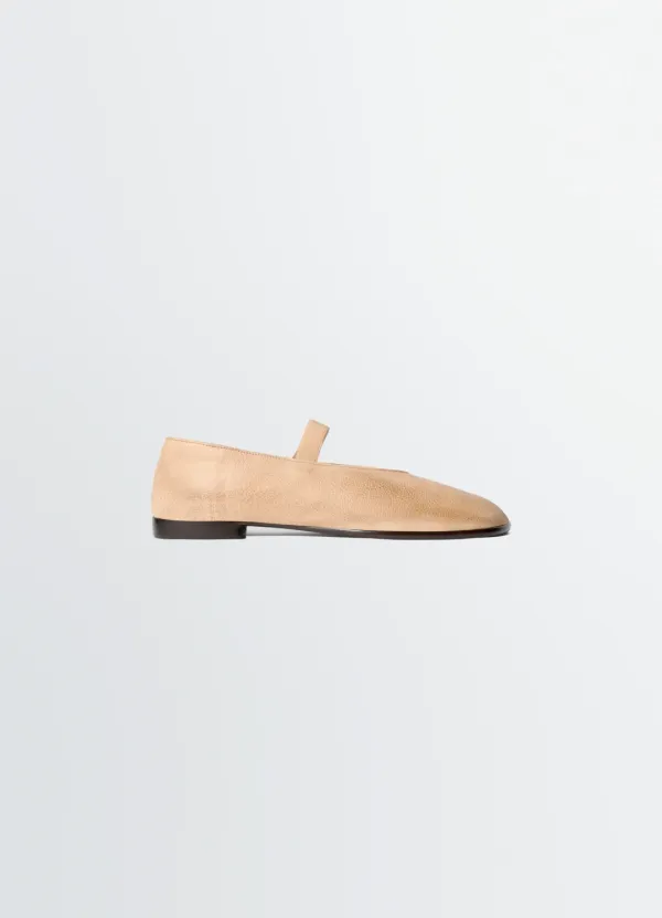 GLOVE BALLERINA IN LEATHER