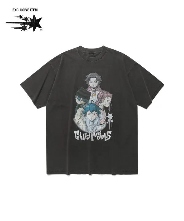 ghost angels poster pigment big big tee[charcoal]