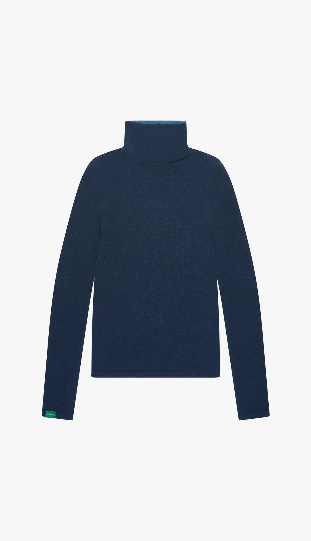 노컨텐츠 259. Colorblock Turtleneck T _ Navy 상품 이미지 1