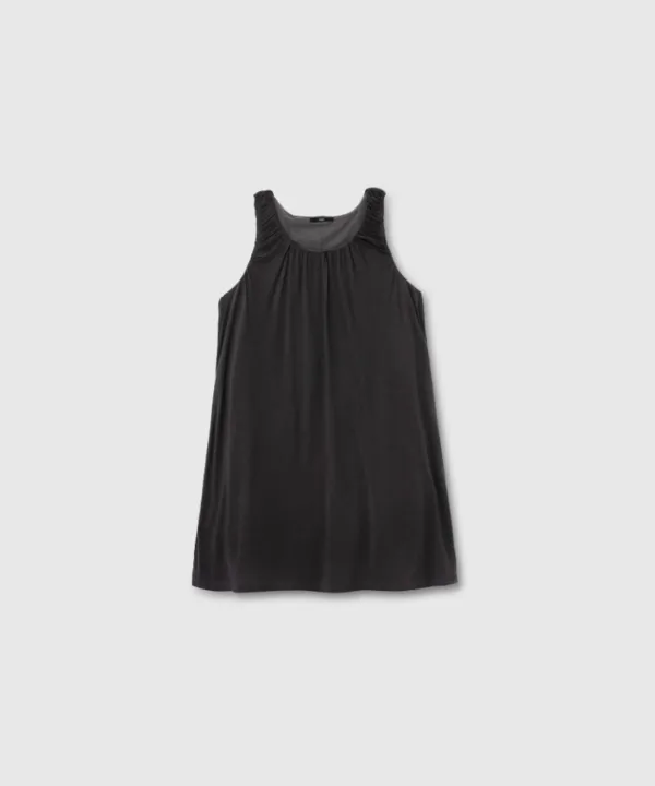 Shirred top (Charcoal)