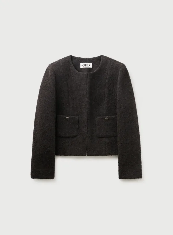ALPACA TWEED JACKET