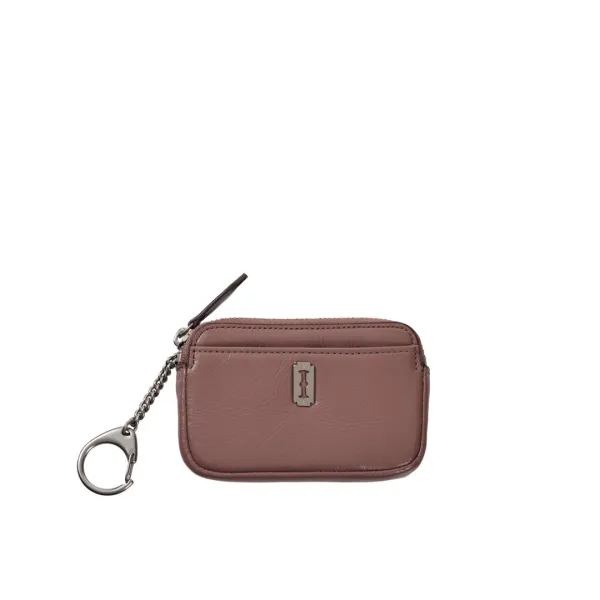 Perfec Compact Key Holder Card Wallet (퍼펙 컴팩트 키 홀더 카드지갑) Latte Pink