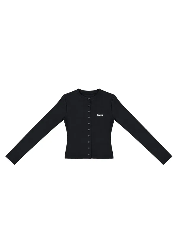 Hailey Fitted Cardigan / Black (10/7 예약배송)