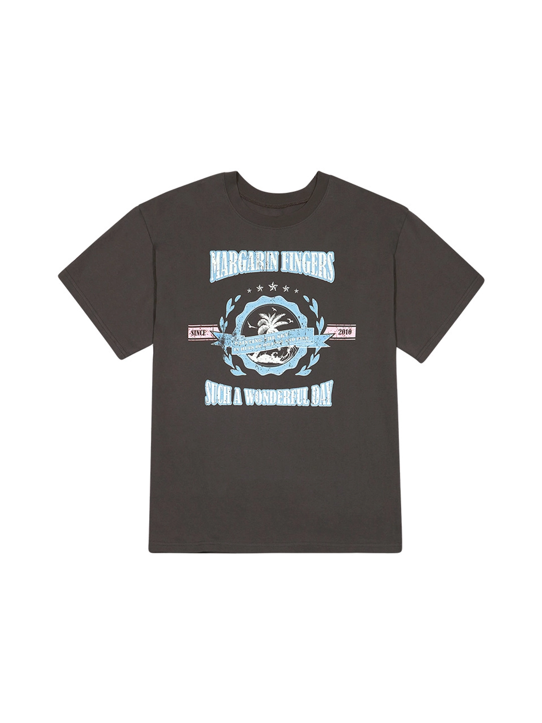 마가린핑거스 PALM TREE BOXY T-SHIRT (CHARCOAL) 상품 이미지 1