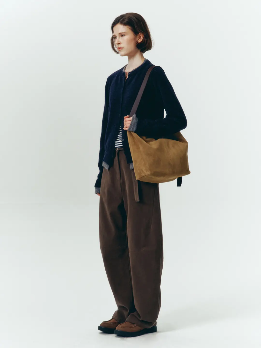 리볼드 [12차 리오더]Belted Volume PT_(Brown) 상품 이미지 2