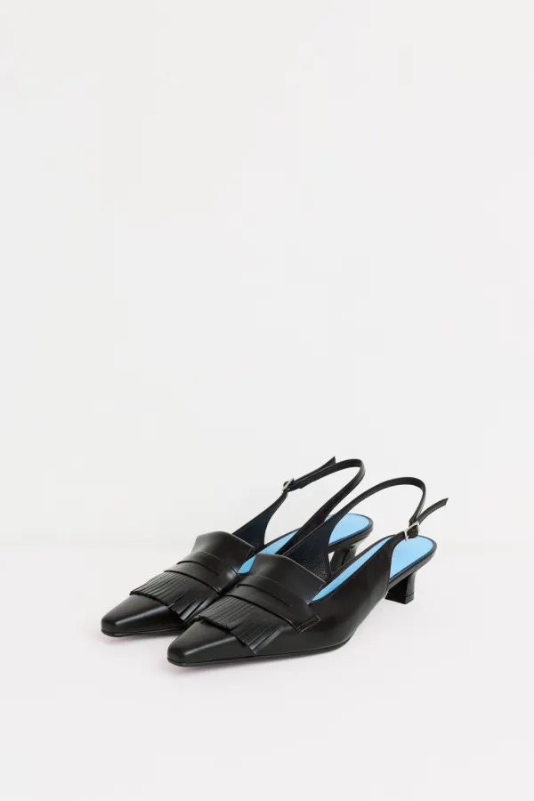Mali Tassel Slingback black